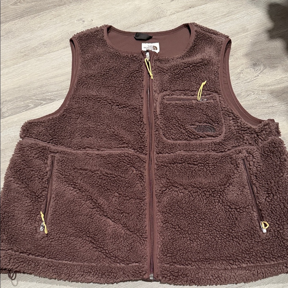 The North Face Brown Fleece Vest